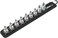 Wera 05003972001 Belt B 3 TORX HF Zyklop bit socket set with holding function 38 drive 9 pieces