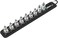 Wera 05003972001 Belt B 3 TORX HF Zyklop bit socket set with holding function 38 drive 9 pieces