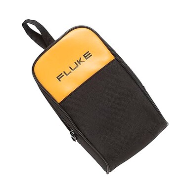 Fluke C25 Large Soft Case for Digital Multimeter Zippered Carrying Case with Padding and Inside Pocket for Multimeters Process and Temperature Meters