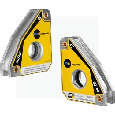 Strong Hand Tools Mini Magnetic Squares Size 23x2x6 Angles 3060 45 90 light duty Twin Set MS346AT