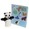 Constructive Playthings Panda Bear Panda Bear What Do You See 12 pc Puppet Props Set for Ages 2 Years and Up