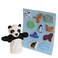 Constructive Playthings Panda Bear Panda Bear What Do You See 12 pc Puppet Props Set for Ages 2 Years and Up