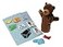 Constructive Playthings Brown Bear Brown Bear Puppet and Props Set for Children 12Piece with Bag Ages 3 Years and Up