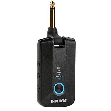 NUX Mighty Plug Pro MP3 Headphone Amp for GuitarBass Various Effects Amp Modeling Silent Practice512 Samples IR Resolution5hrs Playing Time