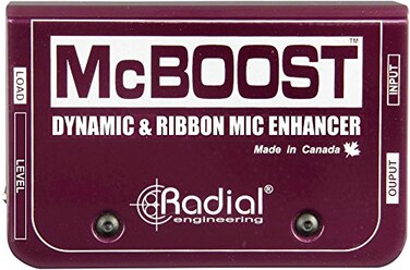Radial Engineering Radial McBoost 1Channel Active Mic Boost Direct Box
