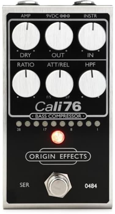 Origin Effects Cali76 Bass Compressor Pedal 64 black panel