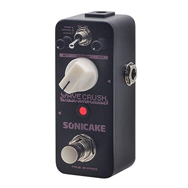 SONICAKE Bitcrusher Guitar Pedal Wave Crush Bitcrush Digital Bitcrusher Reducer Guitar Effects Pedal Synth Synthesizer LoFi True Bypass