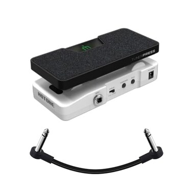 HOTONE Multifunction 4 in 1 Switchable Volume Expression Pedal with Buffer switch and Visible Tuner SP30TIncluded 1 PCS Additional 15 CM TS Cable By VOLKTONE