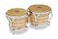 Latin Percussion LP201A2 Bongo Drum Natural Chrome