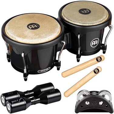 Meinl Percussion BPP1 Bongo and Percussion Pack for Jam Sessions or Acoustic Sets