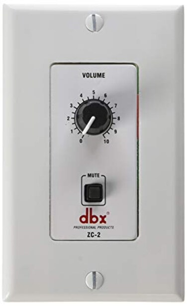 dbx ZC2 WallMounted Zone Controller White