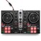 Hercules DJControl Inpulse 200 MK2 Compact DJ Controller with LED Light Guides Enhanced Features and Compatibility with DJUCED SERATO Software