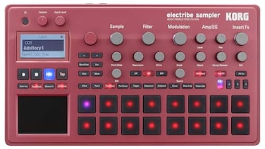 Korg electribe Sampler in ESX Red with V20 Software ELECTRIBE2SRD