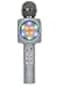 Wireless Express SingAlong Bling Bluetooth Karaoke Microphone and Bluetooth Stereo Speaker AllinOne Silver Bling