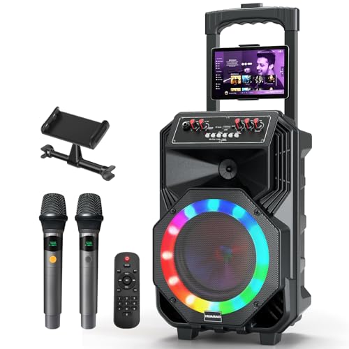 Huabao Huabao Karaoke Machine With 2 Wireless Microphones