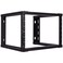 NavePoint 6U Wall Mount Rack Server Rack for 19 Inch IT Equipment Open Frame Rack Network Rack for AV Server Equipment 16 Deep Rack Black