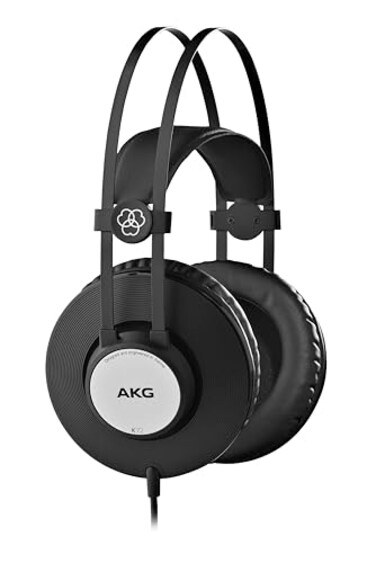 AKG Pro Audio K72 OverEar ClosedBack HighSensitivity High Output 40mm drivers Studio Professional Headphone Also Great for Portable Devices Black