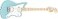 Fender Squier Mini Jazzmaster Electric Guitar Daphne Blue Maple Fingerboard