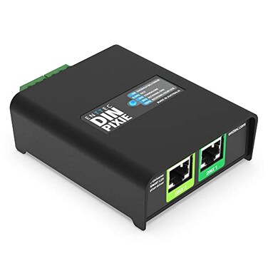 Enttec Din Pixie 73539 2Universe DMX LED Pixel Controller Black