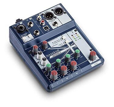 Soundcraft Notepad5 SmallFormat Analog Mixing Console with USB IO 5channel mixer