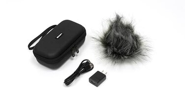 Zoom APH4e Accessory Pack for the H4essential with Hairy Windscreen Padded Shell Case AC Adapter USBC Cable