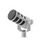 Rode RDE PodMic Cardioid Dynamic Broadcast Microphone White