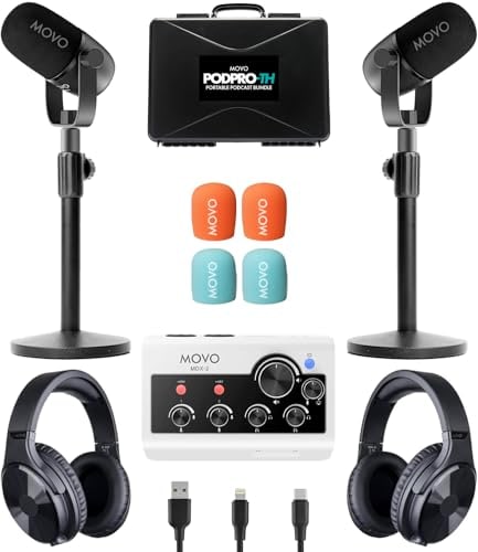 movo Movo Portable Podcast Equipment Bundle usbc