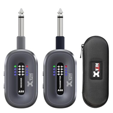 Xvive A58 Wireless Guitar System with 58GHz Transmitter and Receiver
