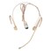 XGWTH Foldable Headset Microphone Condenser Omnidirectional Double Over Ear Earset Headworn Mic Compatible with AudioTechnica Wireless System Bodypack Transmitter with 12m Cable Hirose 4 Pin Plug