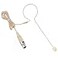 XGWTH Headset Microphone Single Ear Earset Headworn Over Ear Hanging Condenser Omnidirectional Mic Compatible with AKG Wireless System Bodypack Transmitter with 12m Cable Mini XLR 3 Pin TA3F Plug