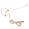 Haoin Single Ear Headset Microphone Earset Headworn Mic Compatible with AKG Wireless System Bodypack Transmitter with 12m Cable Windscreen Mini XLR 3 Pin TA3F Plug