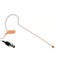Shure MX153 Earset Headworn Microphone Cocoa Omnidirectional Mic TQG TA4F Connector Wireless Bodypack Transmitters MX153COTQG