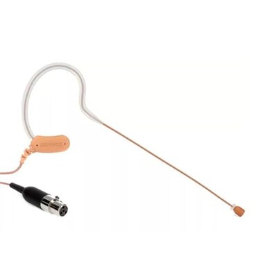 Shure MX153 Earset Headworn Microphone Cocoa Omnidirectional Mic TQG TA4F Connector Wireless Bodypack Transmitters MX153COTQG