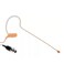 Shure MX153 Earset Headworn Microphone Cocoa Omnidirectional Mic TQG TA4F Connector Wireless Bodypack Transmitters MX153COTQG