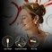 KIMAFUN HeadsetHeadworn Microphone Single Earset EarHook Over Ear Hanging Condenser Mic Compatible with Sennheiser Wireless System Bodypack Transmitter for Performance Theater Lecture Beige C2