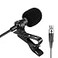 Sujeetec Lavalier Microphone Lapel Microphone Compatible with AKG Samson Wireless Transmitter Unidirectional Condenser Mic Mini XLR TA3F Plug