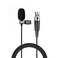 Sujeetec Lavalier Microphone Lapel Microphone Compatible with AKG Samson Wireless Transmitter Unidirectional Condenser Mic Mini XLR TA3F Plug