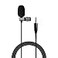 Sujeetec Pro Lavalier Microphone Lapel Microphone 35mm 18 TRS Unidirectional Condenser Mic for PC Camera Voice Amplifier Wireless Transmitter Ideal for Lectures Podcasts