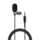 Sujeetec Pro Lavalier Microphone Lapel Microphone 35mm 18 TRS Unidirectional Condenser Mic for PC Camera Voice Amplifier Wireless Transmitter Ideal for Lectures Podcasts