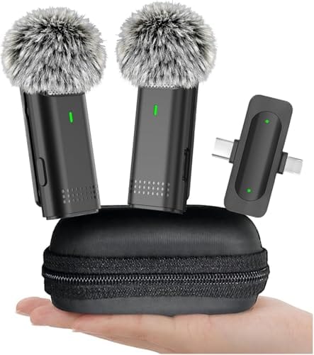 Ezcoloris Ezcoloris Wireless Lavalier Microphone usbc