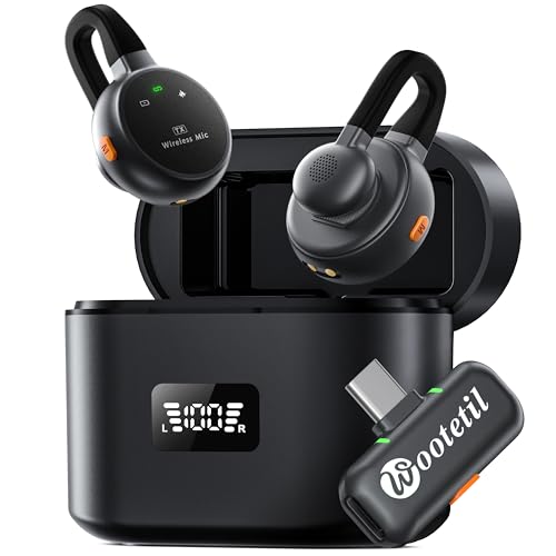 wootetil Wootetil Wireless Lavalier Microphone usbc