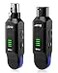 JOYO 24GHz Wireless Microphone System 4Channel XLR Transmitter Receiver DynamicPhantomPowered Condenser Plugon Adapter for PA Systems Live Sound Audio Mixer Church Studio MW2