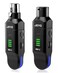 JOYO 24GHz Wireless Microphone System 4Channel XLR Transmitter Receiver DynamicPhantomPowered Condenser Plugon Adapter for PA Systems Live Sound Audio Mixer Church Studio MW2
