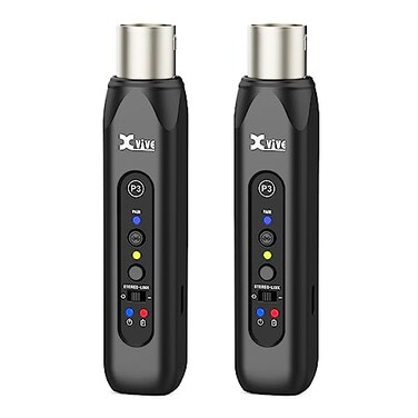 Xvive P3D Wireless XLR Bluetooth Receiver Bluetooth for Mixer Active PA SystemsDJ Systems P3D Stereo XLR
