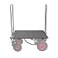 Gator Frameworks Lower Deck Flat Surface for Utility Carts