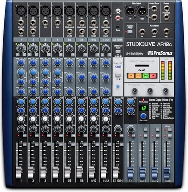 PreSonus StudioLive AR12c Analog Mixer with Studio One Pro Software