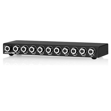 Nobsound 9Band Stereo EQ Preamp HiFi Equalizer Audio Processor with Tone Controls 111dB SNR 0001 THD 2 RCA inOut for Home Stereo Audiophiles EQ9
