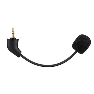 UNCLE LIGHT Replacement Game Mic for Kingston HyperX Cloud Cloud X and Cloud II 2nd Version Gaming Headset on PS4 PS5 Xbox One Nintendo Switch PC 35mm Detachable Boom Microphone