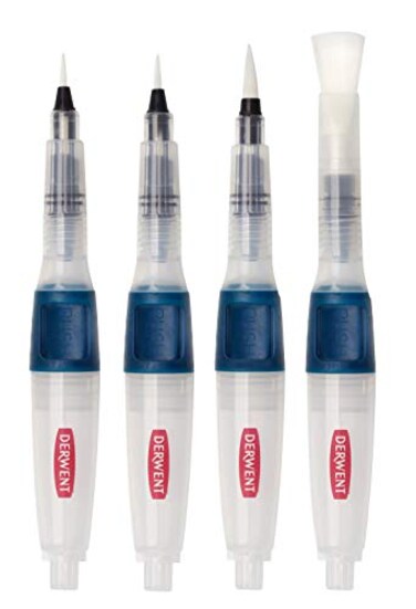 Derwent Push Button Waterbrush Assorted Set 2305816