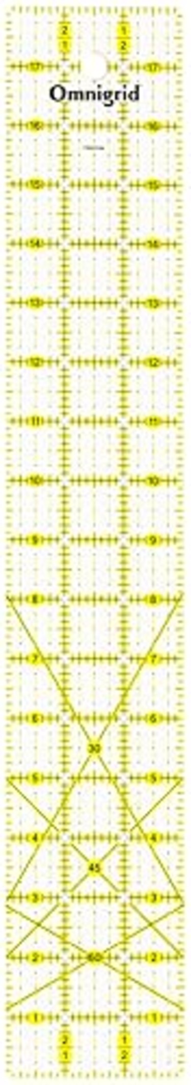 Omnigrid 3 Inch By 18 Inch Angles Ruler